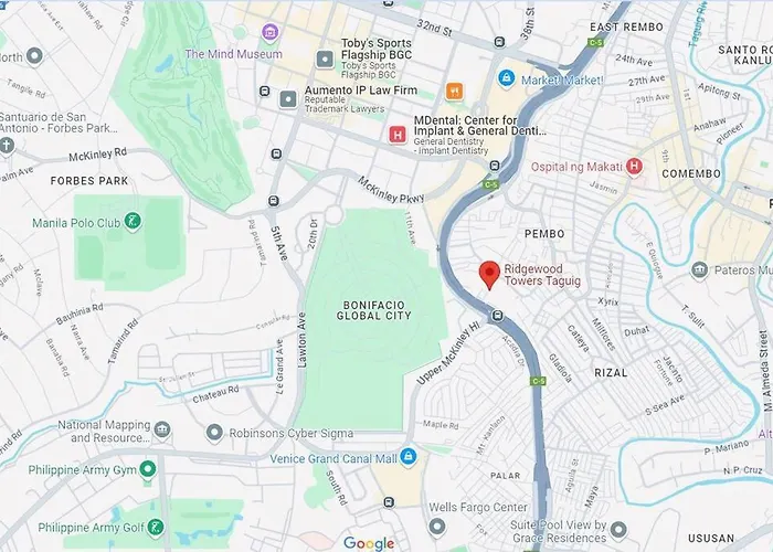 Citispace 1br Condotel At Ridgewood Towers Near Bgc Airport #rw02a * Manila
